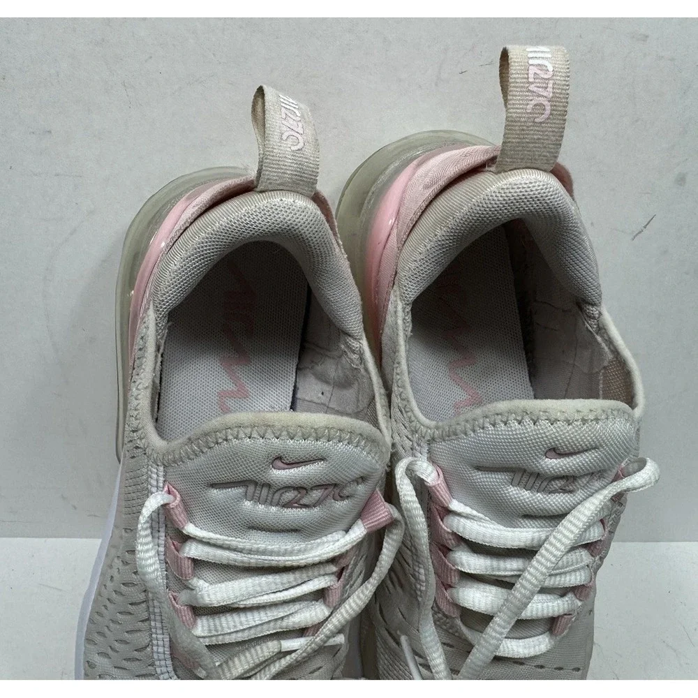 Nike Air Max 270 White Medium Soft Pink Pearl Pink FJ4575-100 Women's Size 7.5